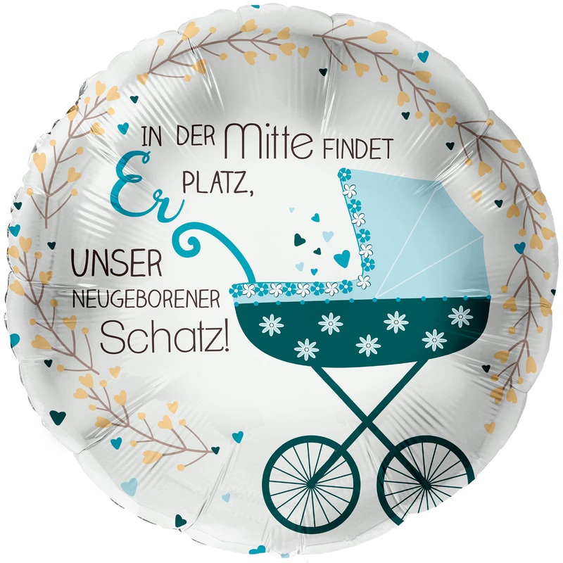 Foil balloon little treasure 45cm
