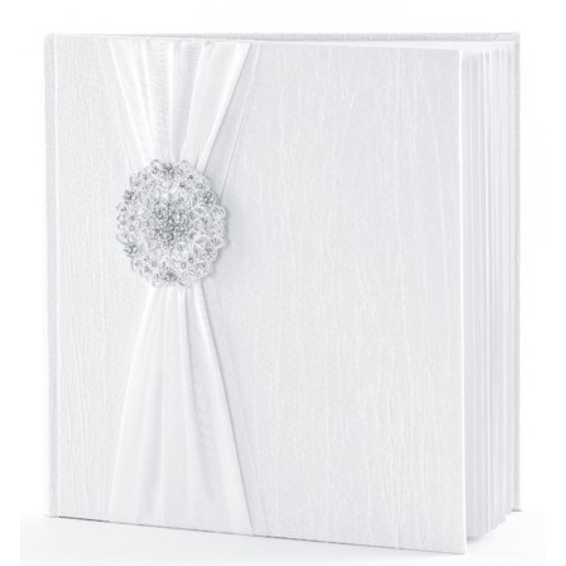 Guest book with ornament rosette 20.5cm