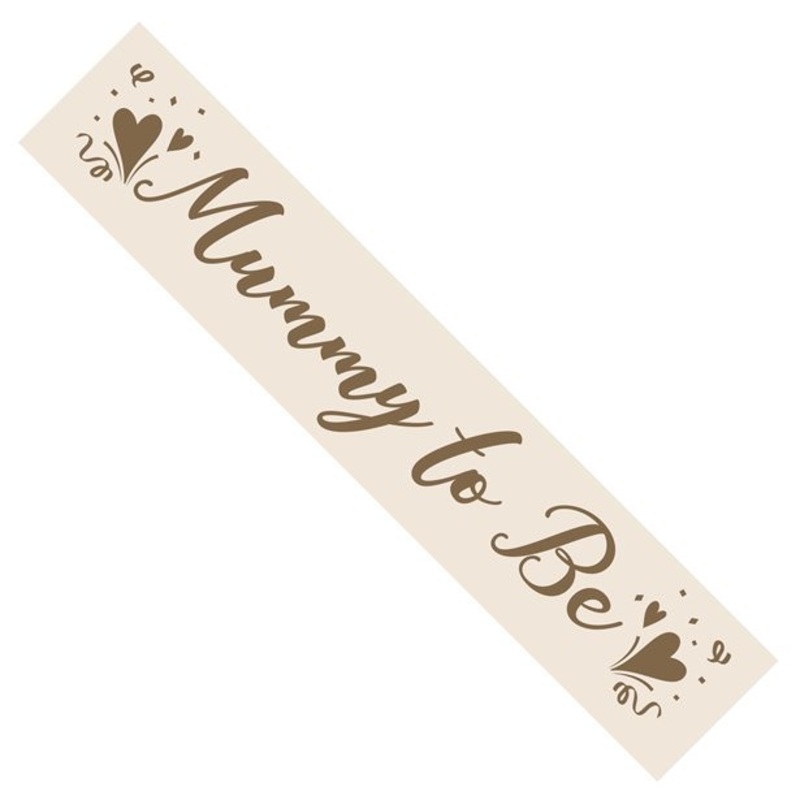 Mummy to be little heart sash