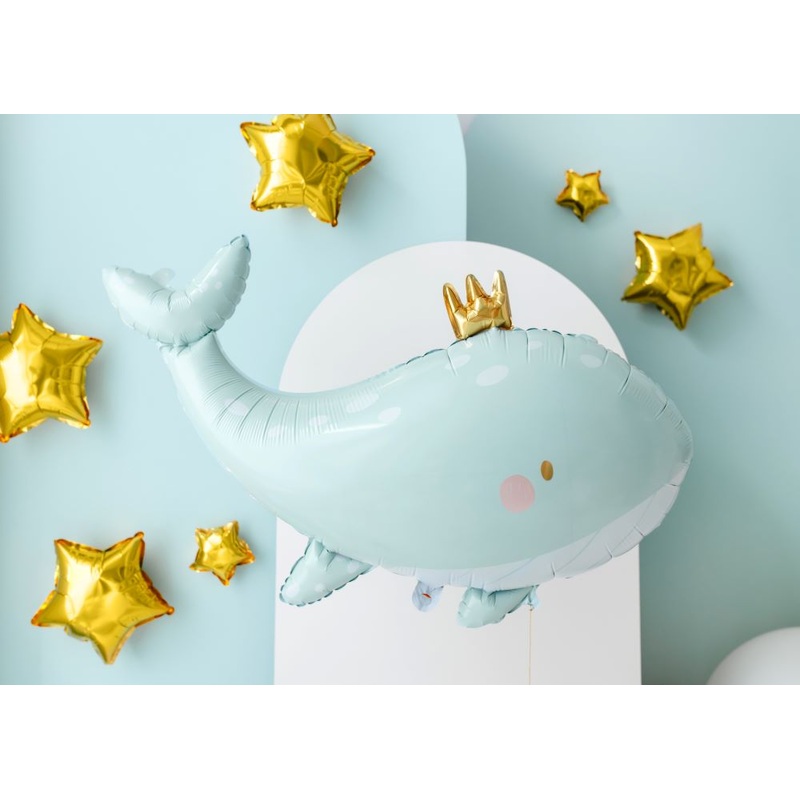 Small whale foil balloon 78cm