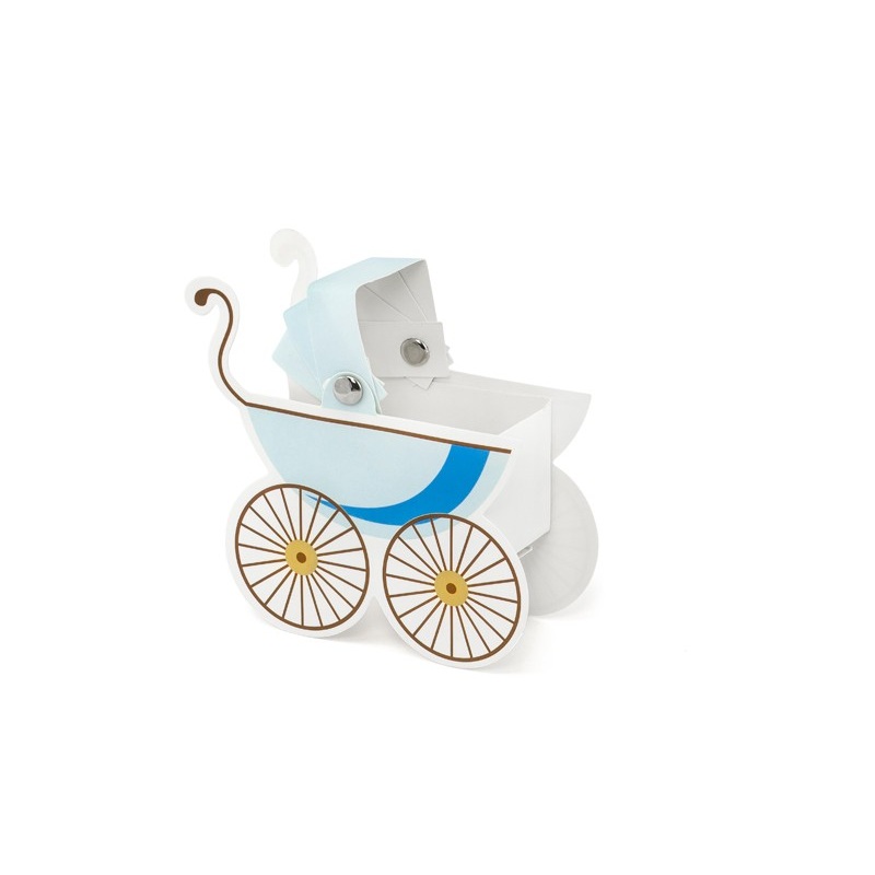 10 blue baby cart boxes 9.5 x 9.5 x 4cm