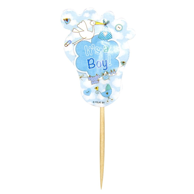 24 Baby Boy Cocktail Skewers