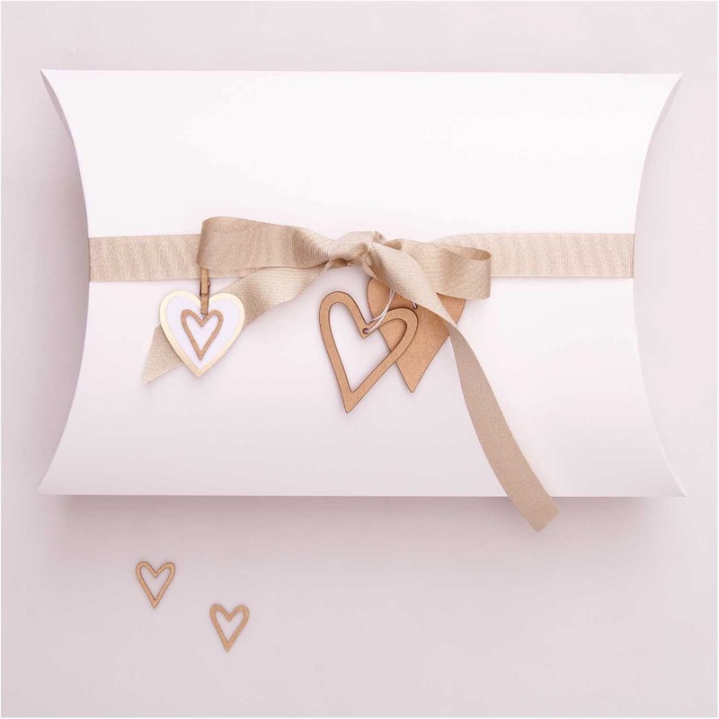 24 Herzl wood sprinkle decorations