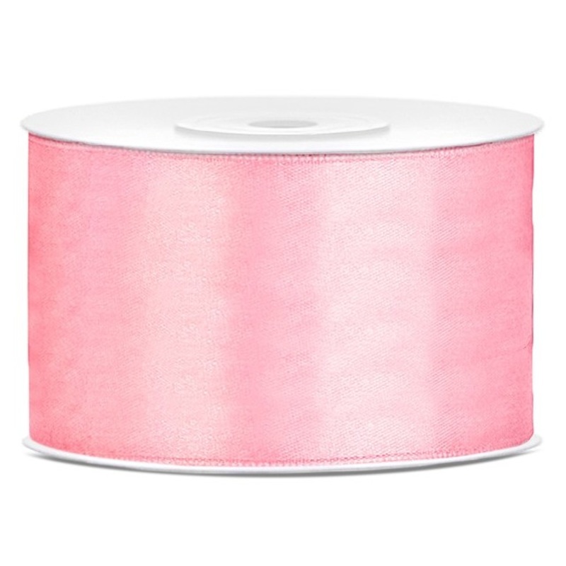 25m satin ribbon Skagen light pink