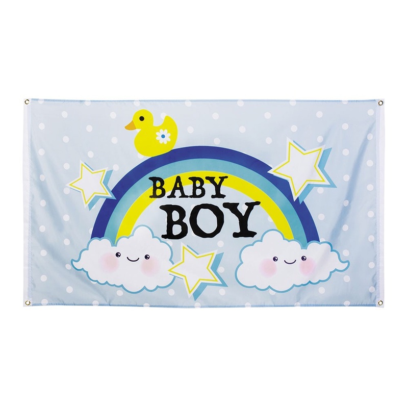 Baby Boy Party Flag 90 x 150cm