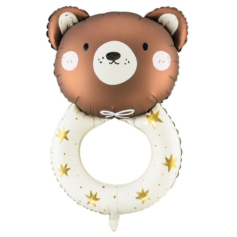Baby rattle foil balloon 67cm