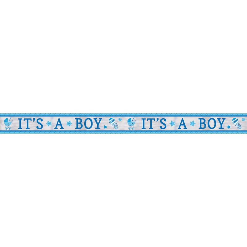 Baby shower foil tape Boy 6.3m