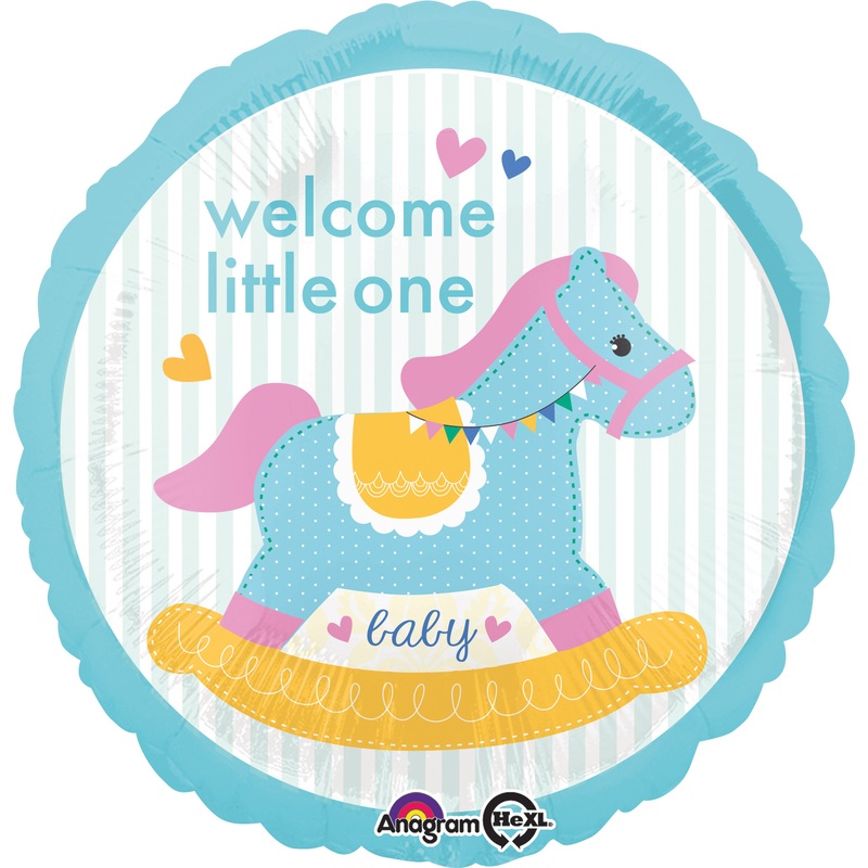 Baby shower welcome balloon 43cm