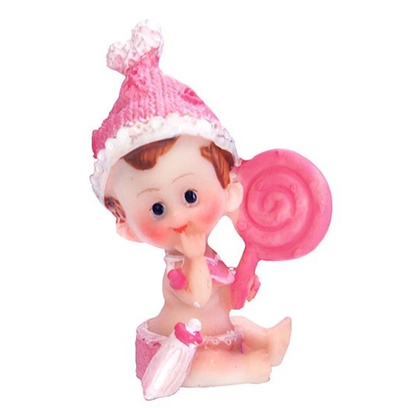 Cake topper Sitting Baby Girl