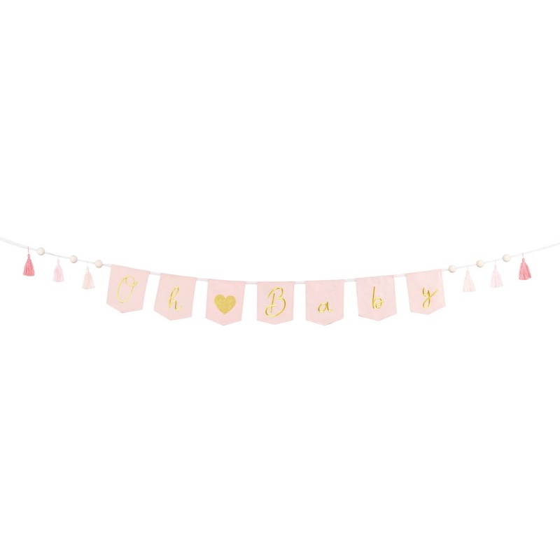 Cotton garland Oh Baby Girl 2.5m