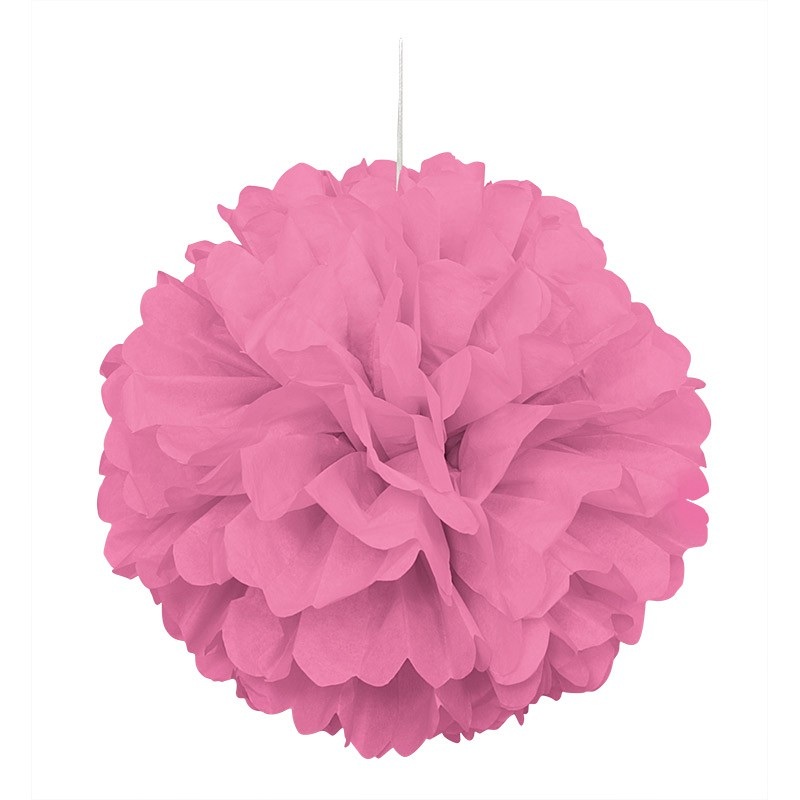 Cute pink fluffy pompom 40cm