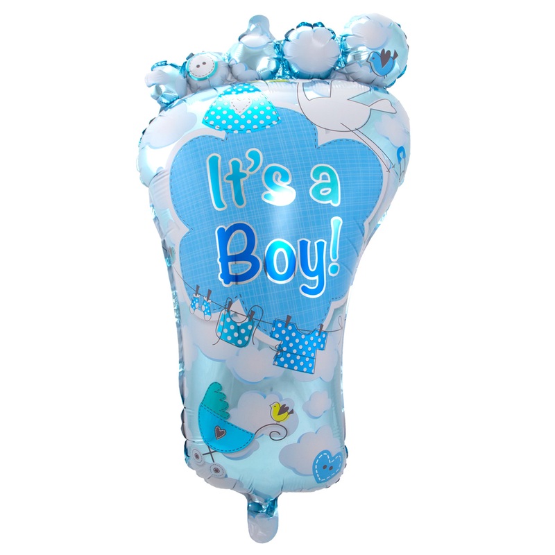 Foil balloon Its a Boy baby foot