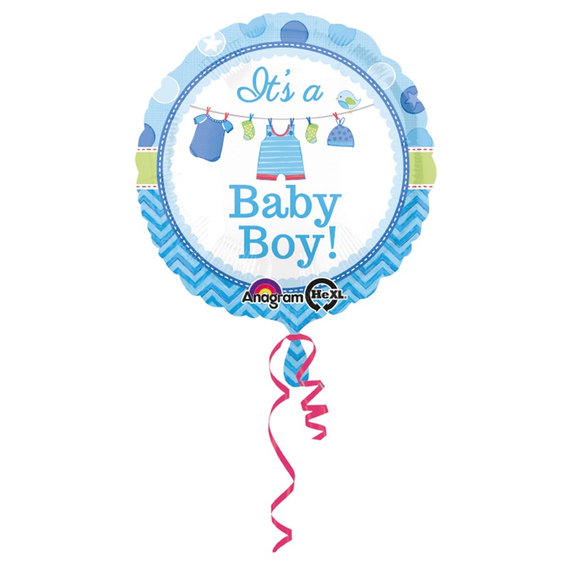 Hello Baby Boy foil balloon