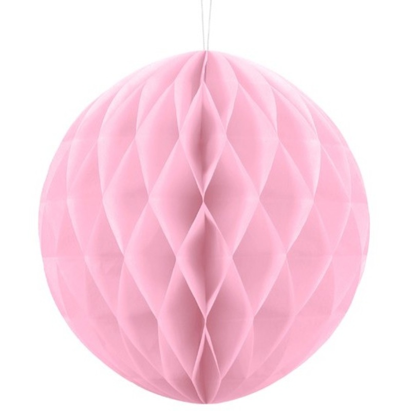 Honeycomb ball Lumina light pink 30cm