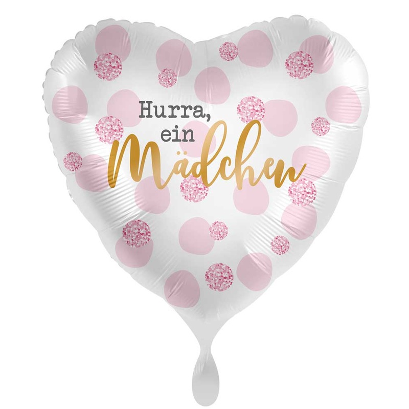Hurray a girl foil balloon 71cm