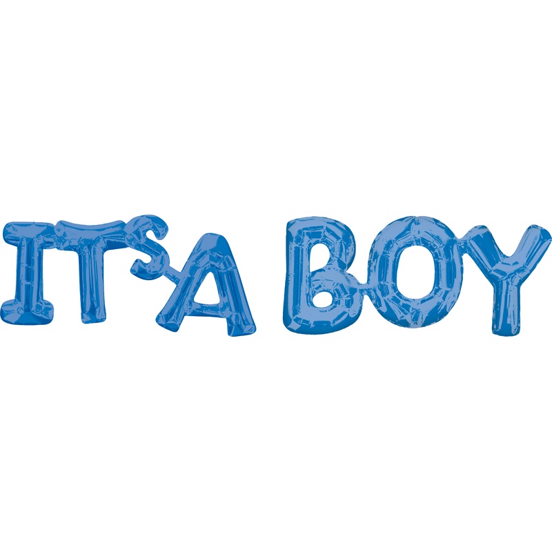 Its a Boy foil balloons 2-part