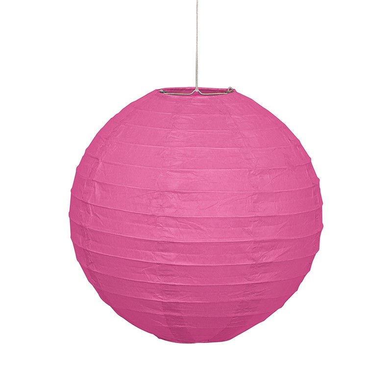 Lampion decoration pink 25cm