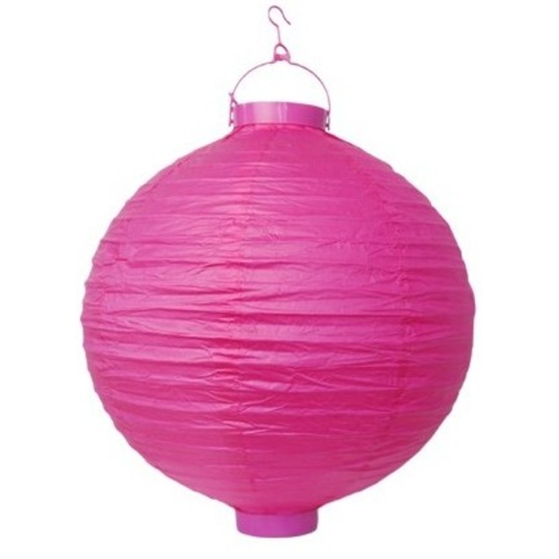 LED lampion Summer Nights pink 20cm