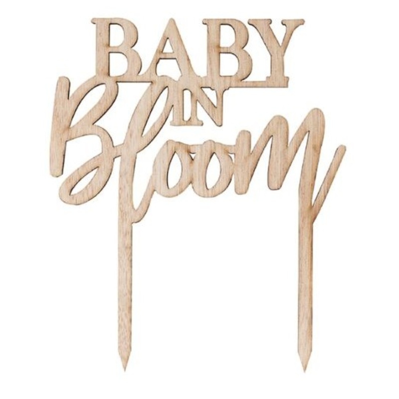 Little Darling wooden cake topper