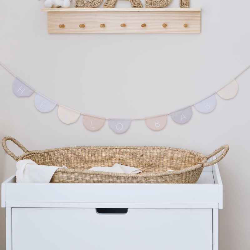 Natural Baby Fan Garland XXm