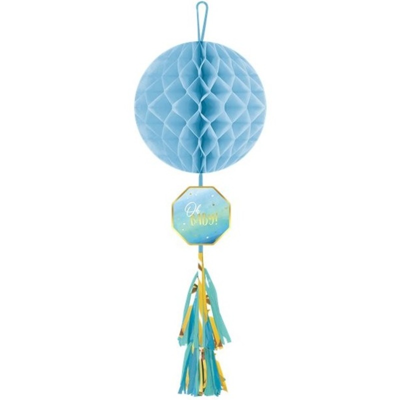 Oh lovely baby honeycomb ball with charm