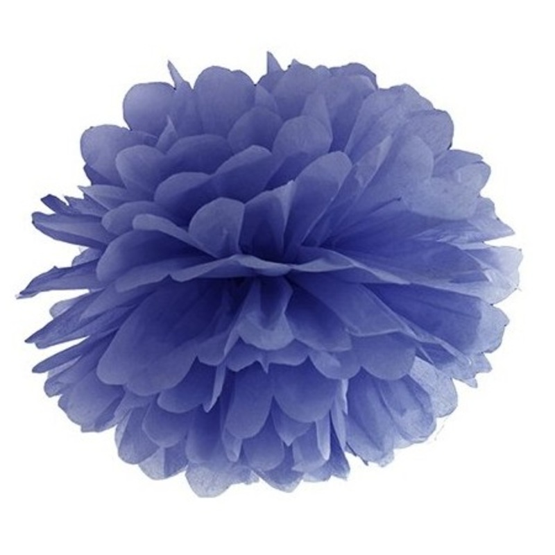 Pompon Romy dark blue 25cm