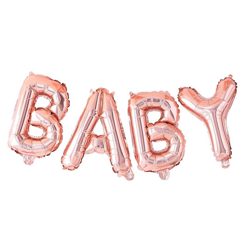 Rose Gold Newborn Star Baby Balloon