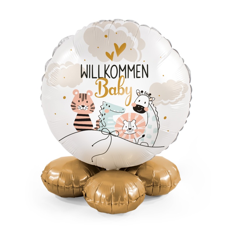 Standing Balloon Bouquet Set - Welcome Baby