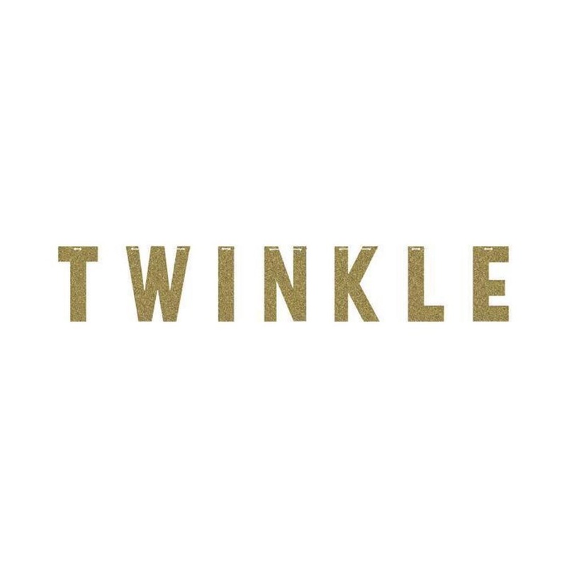 Twinkle Pink Star garland 1.5m