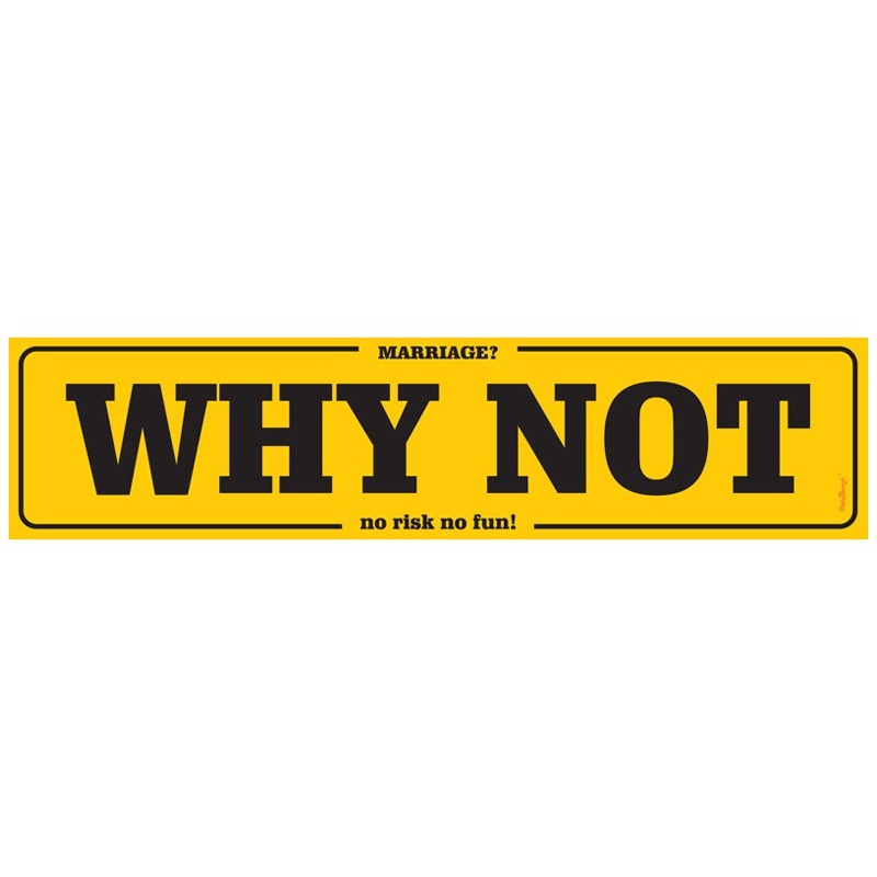 10 deco number plates Marriage Why Not