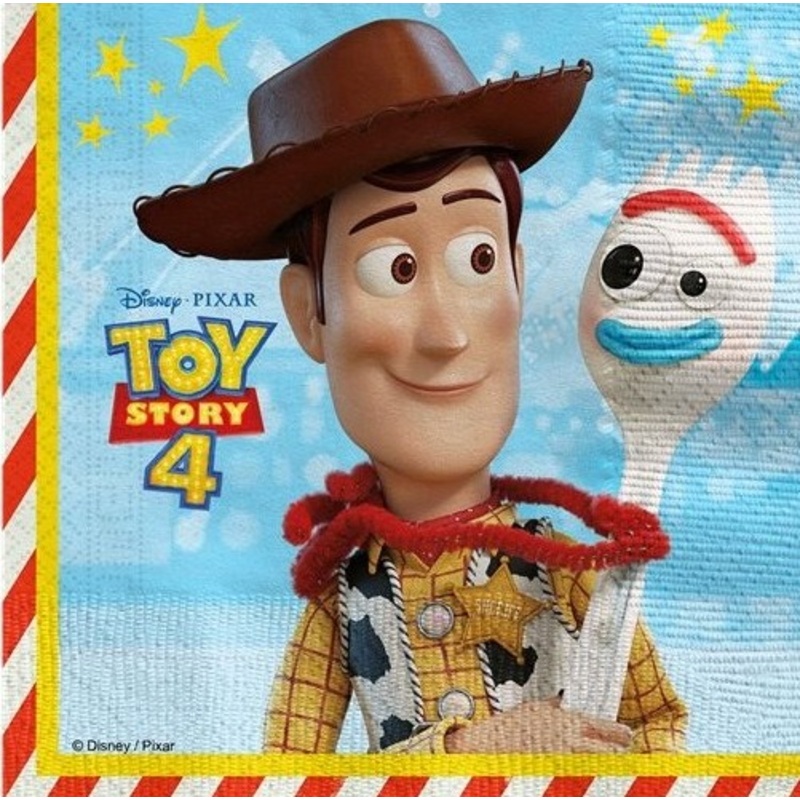 20 Toy Story 4 napkins 33cm