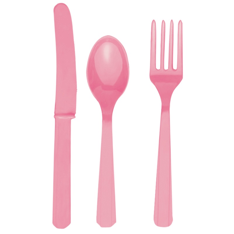 24-pcs. Cutlery Set Light Pink