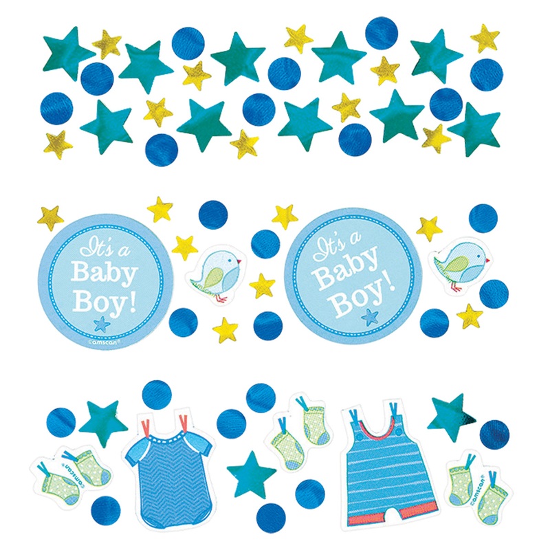 Boy Confetti Shower With Love