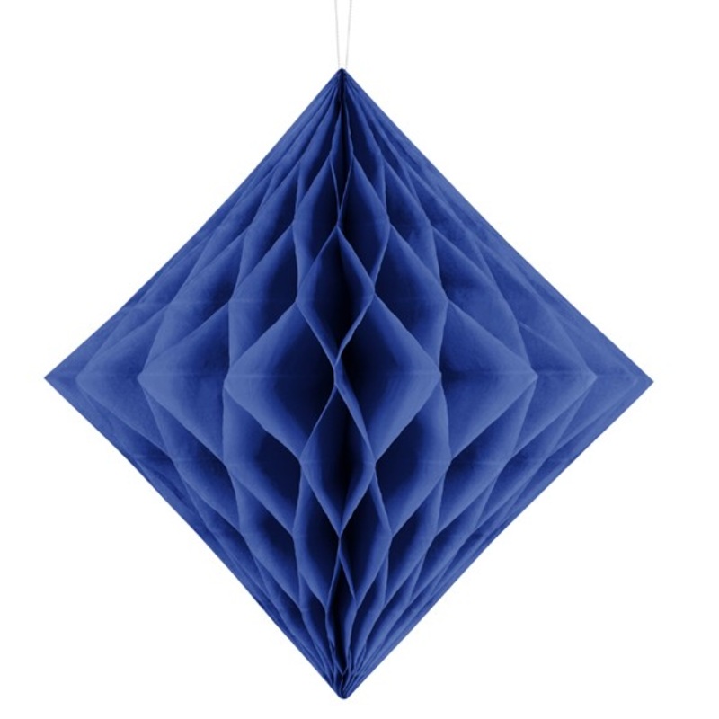 Diamond honeycomb ball dark blue 30cm