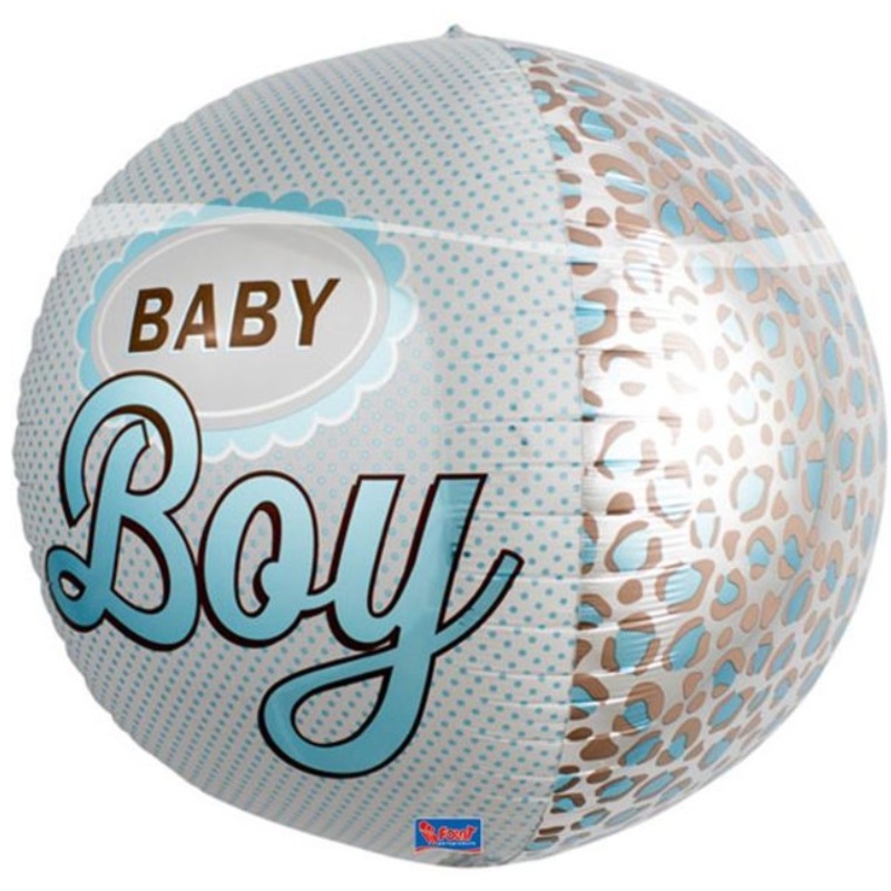 Foil balloon baby shower baby boy blue