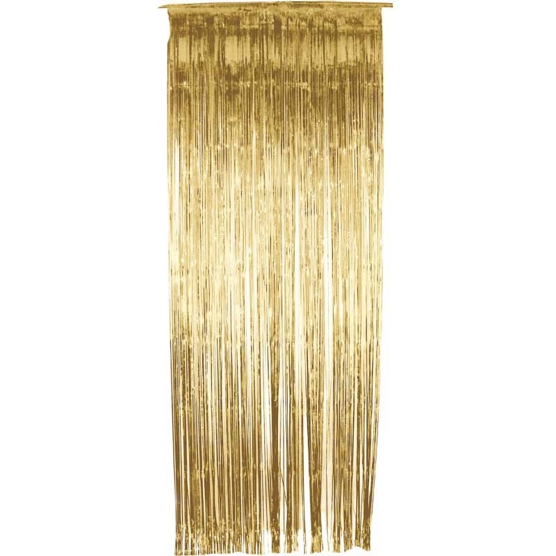 Glamorous Fringe Curtain Gold 91cm x 2.44m