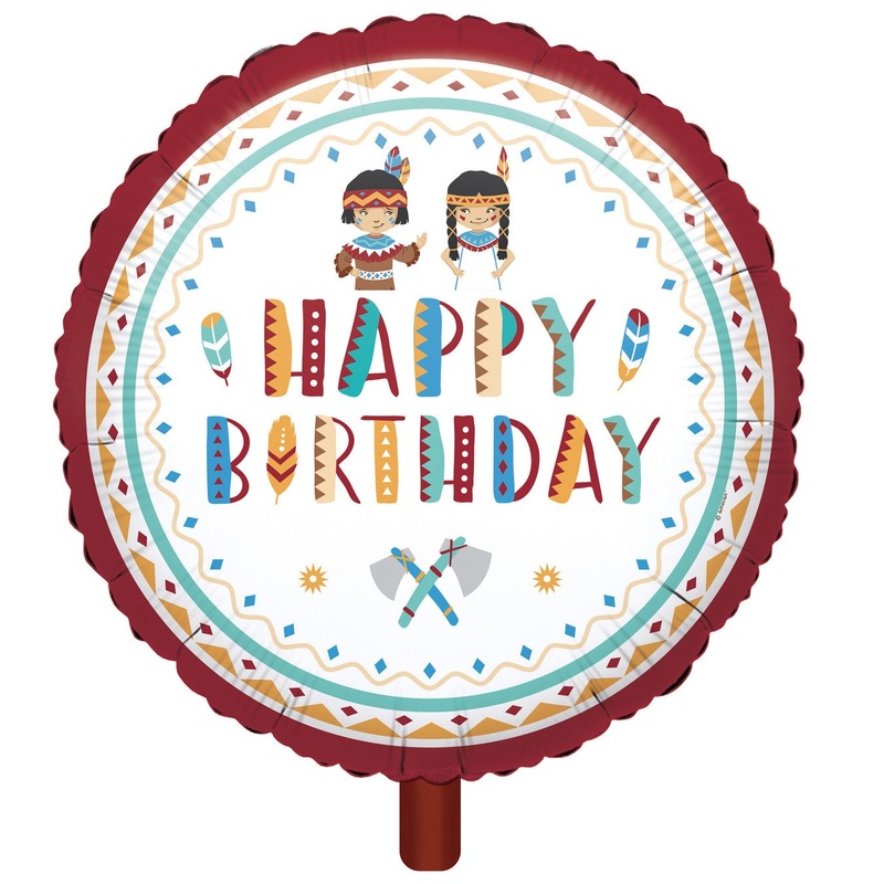 Indian village foil balloon 43cm