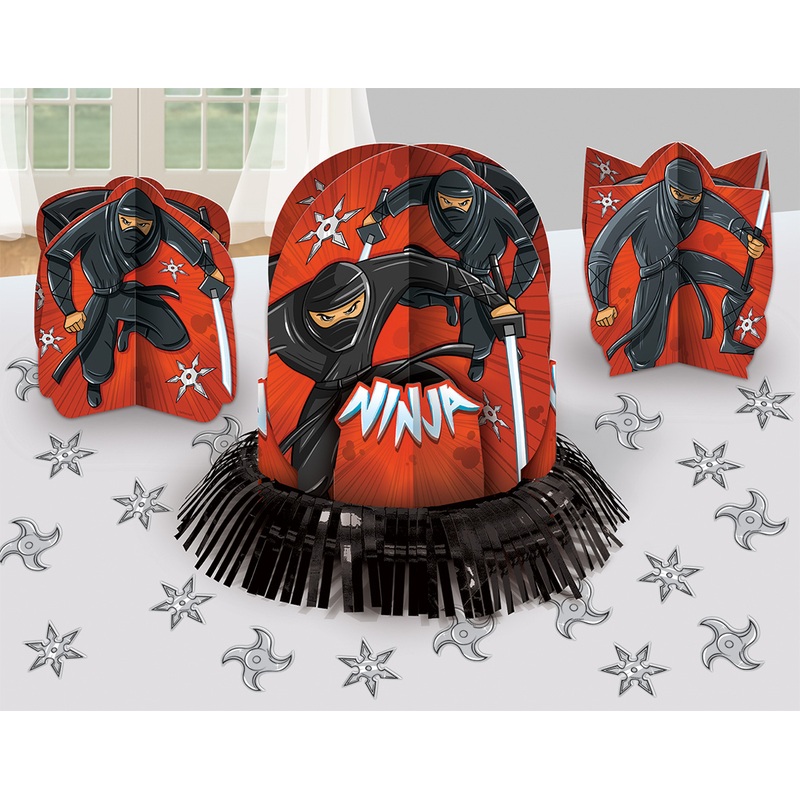 Ninja table decoration set 3 pieces