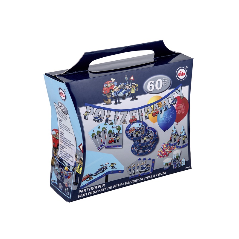 Police operation party set 60 pieces