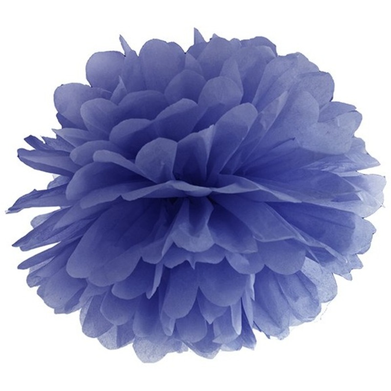 Pompon Romy dark blue 35cm