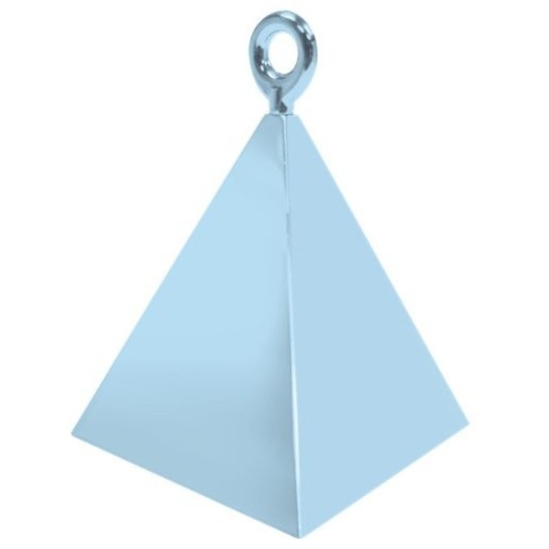 Pyramid balloon weight ice blue 150g