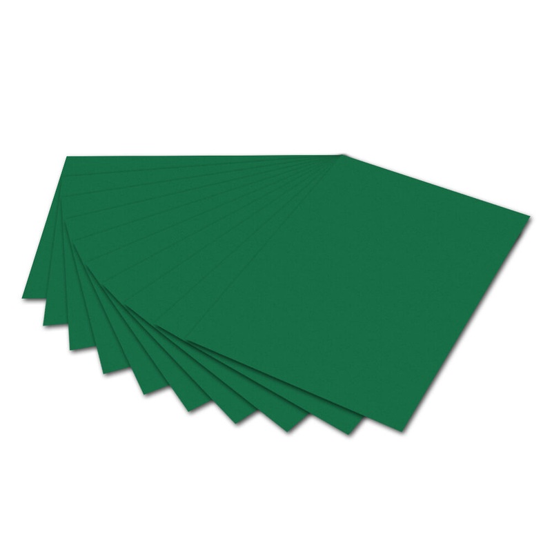 Tonzeichenpapier 130g/m tannengrn DIN A4 100 Blatt
