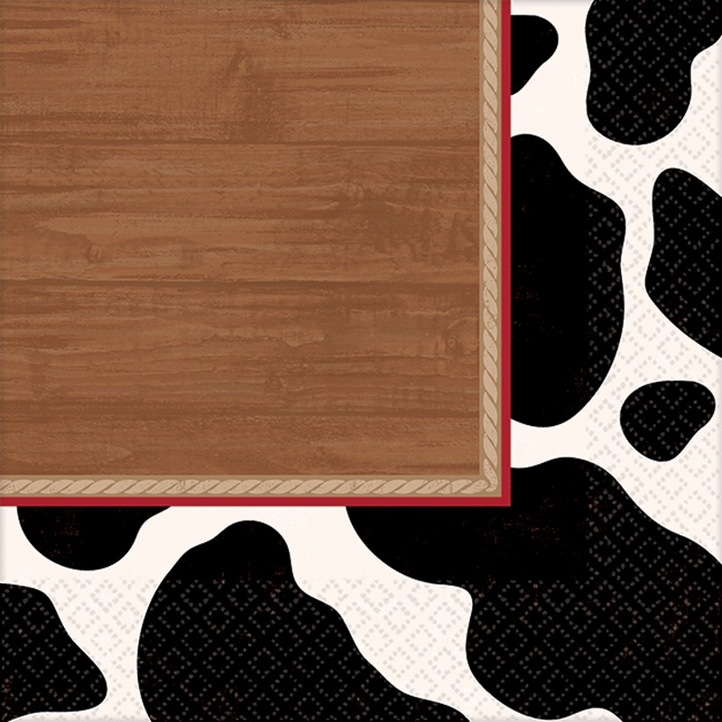 16 country party napkins 33cm