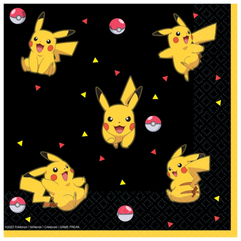 16 napkins PoKeMoN 33cm