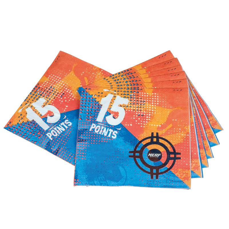 20 Nerf Battle Zone napkins 33 x 33cm