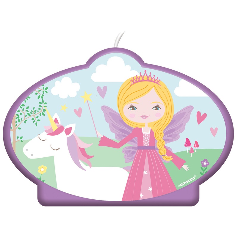 Princess Anastasia cake candle
