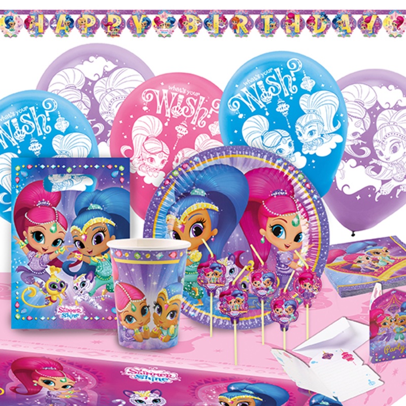 Shimmer & Shine party package 68 pcs
