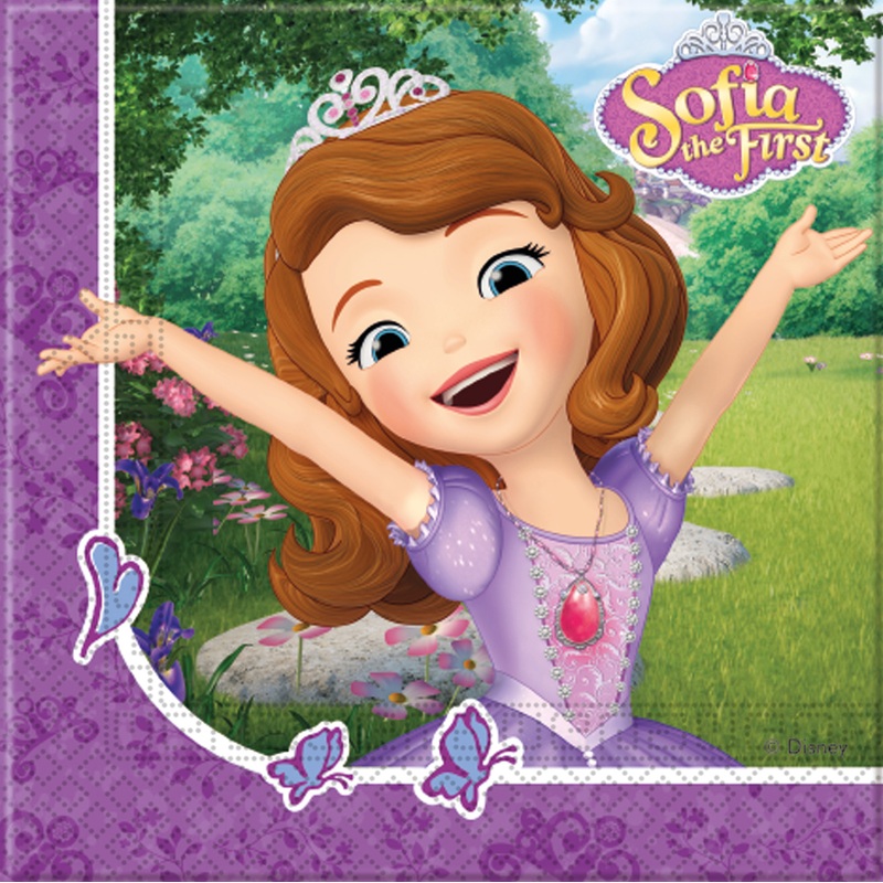 Sofia The First 20 napkins 33x33cm