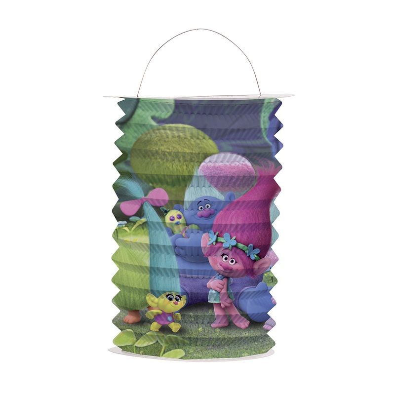 Trolls Train Lantern Dancing Through Life 15 x 25cm