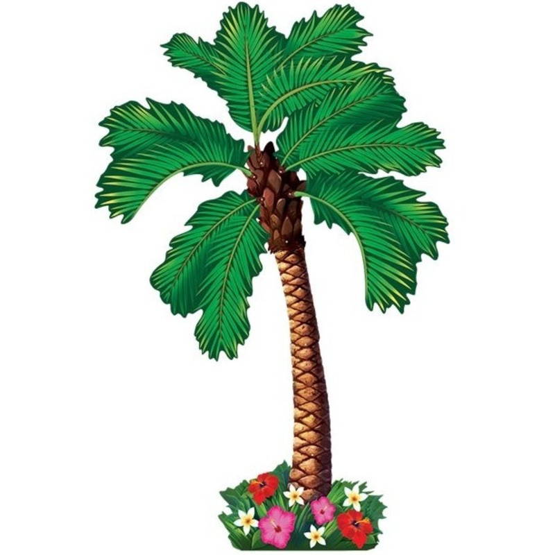 Tropical palm mural 1.62m